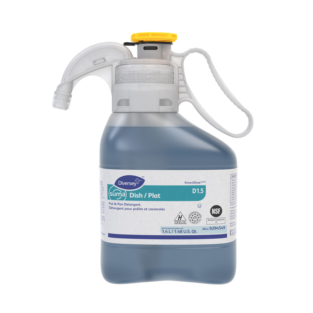 Suma® Dish D1.5 D1.5, 1.4L, 2/CT - Pot & Pan Detergent